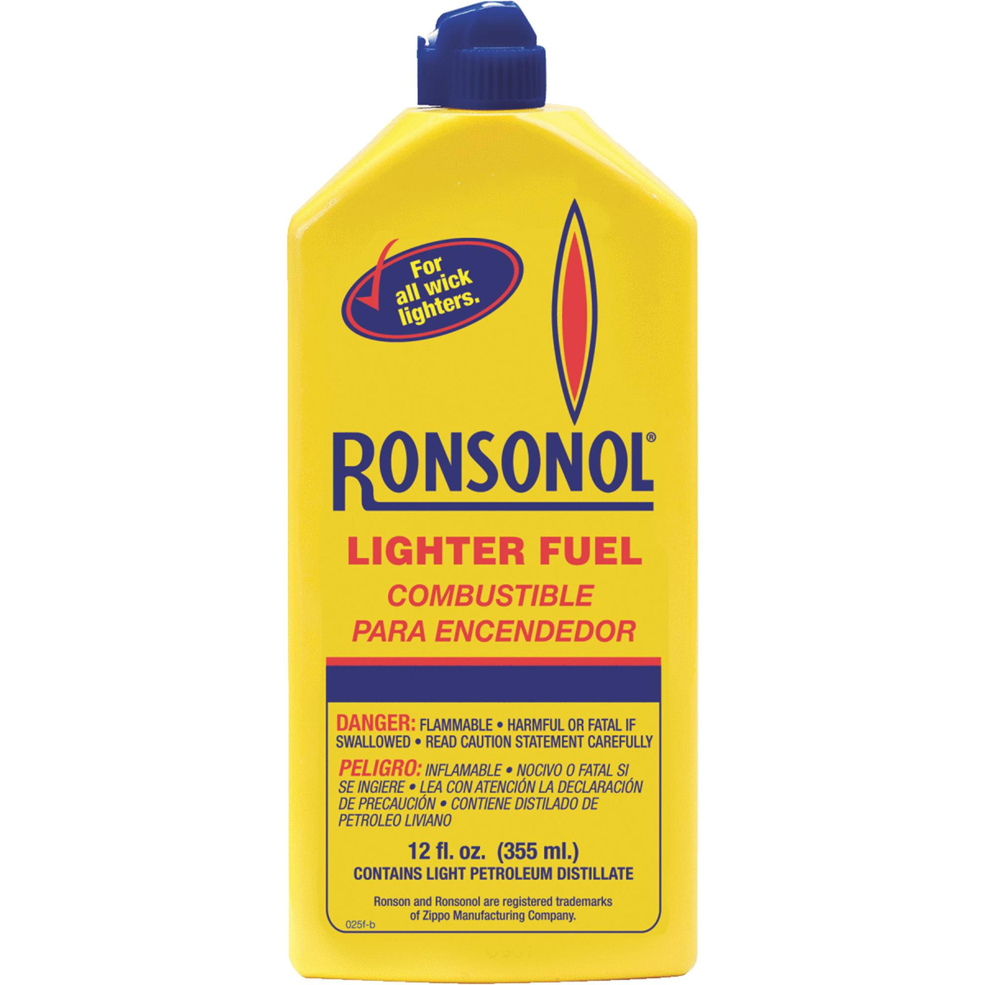 Ronson Lighter Fuel- 12 fl oz bottle