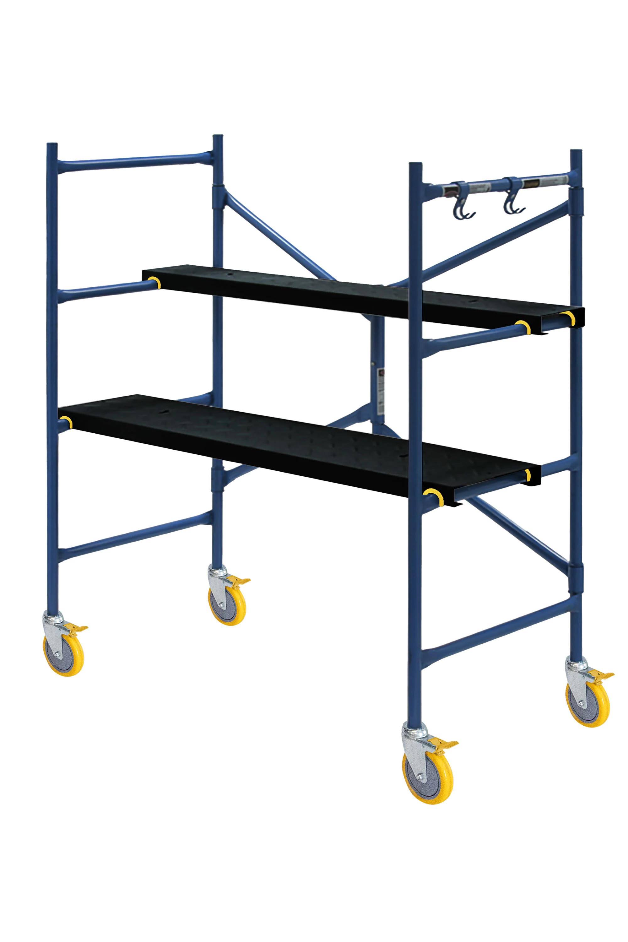 Werner Steel Adjustable Rolling Scaffold with 500-lb Capacity NPS-48.