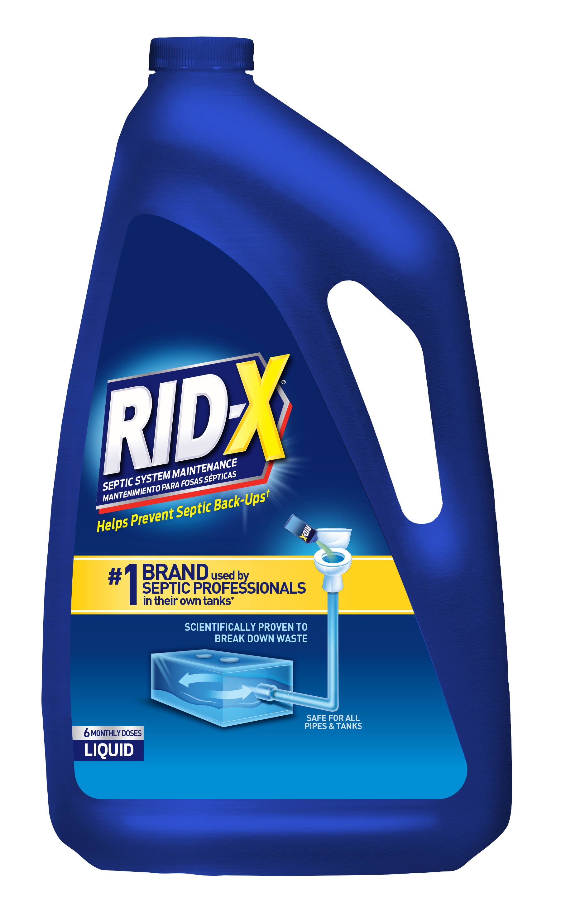 Rid-X Septic System Maintenance, Liquid- 48 fl oz