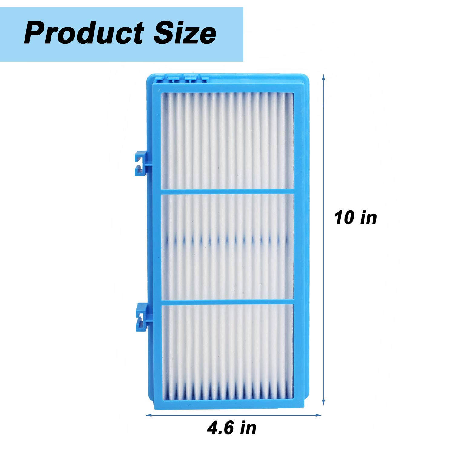 IOYIJOI Filter Replacement for Holmes Aer1 Series, Replacement Parts #Hapf300ah-u4r, Hap242-nuc (4 Filter Replacement + 8 Booster Pre Filter)