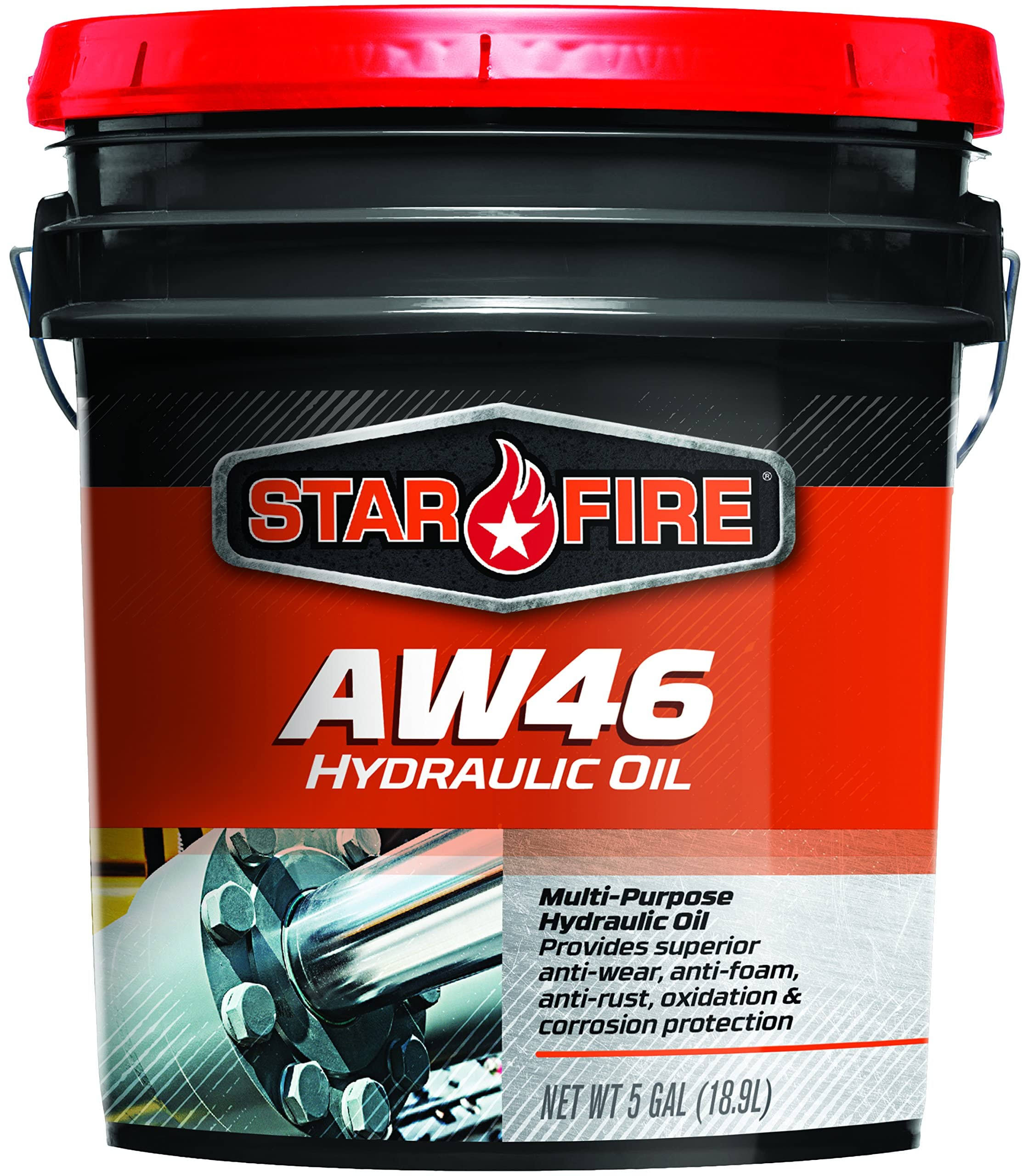 Star Fire Premium Lubricants AW 46 Hydraulic Oil 5 Gallon Pail