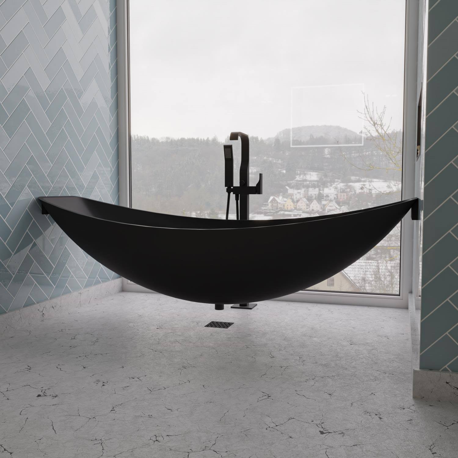 Alfi Brand HammockTub1-BM Black Matte 79