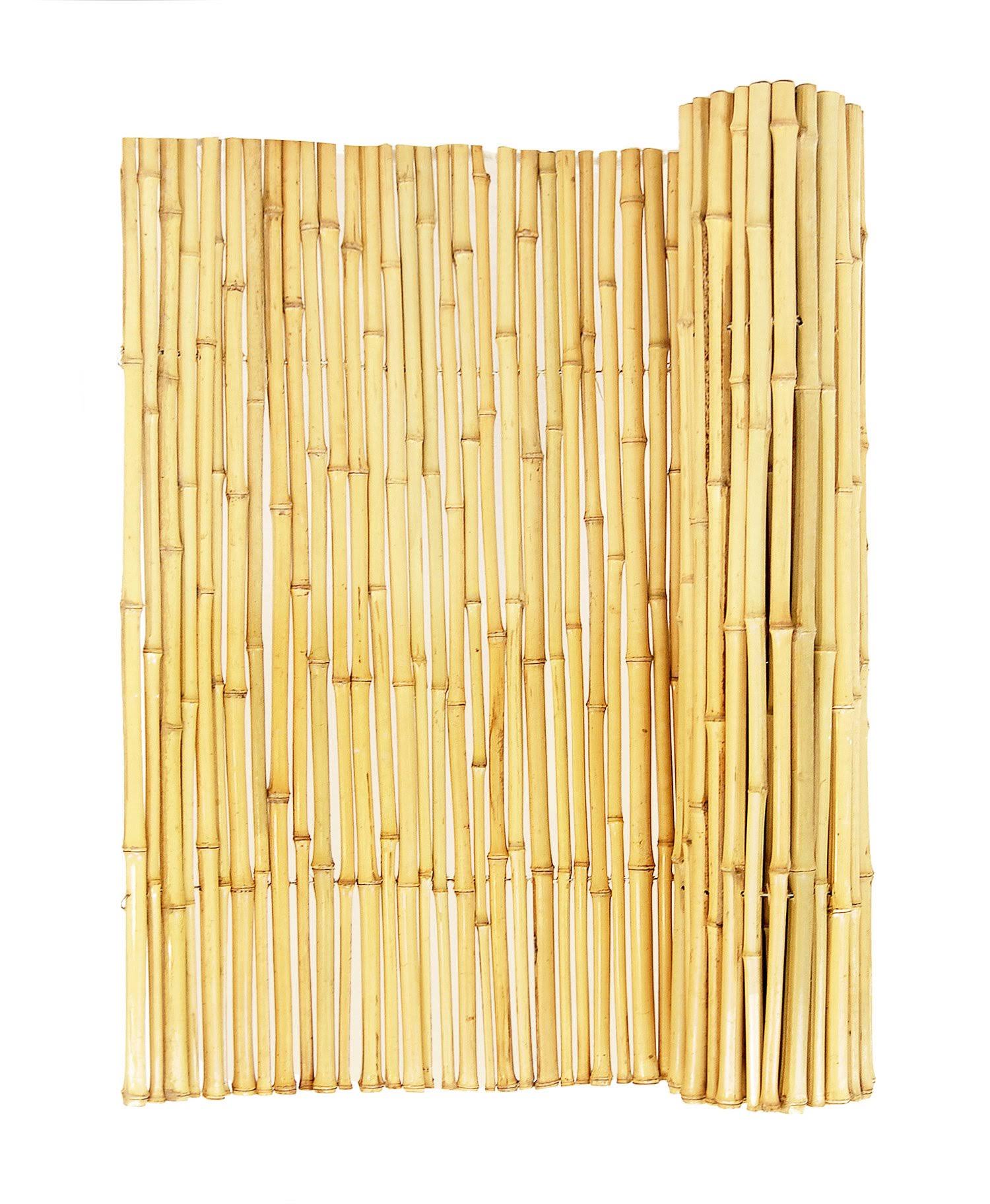 Backyard X-SCAPES, Inc Natural Rolled Bamboo Fence 3/4