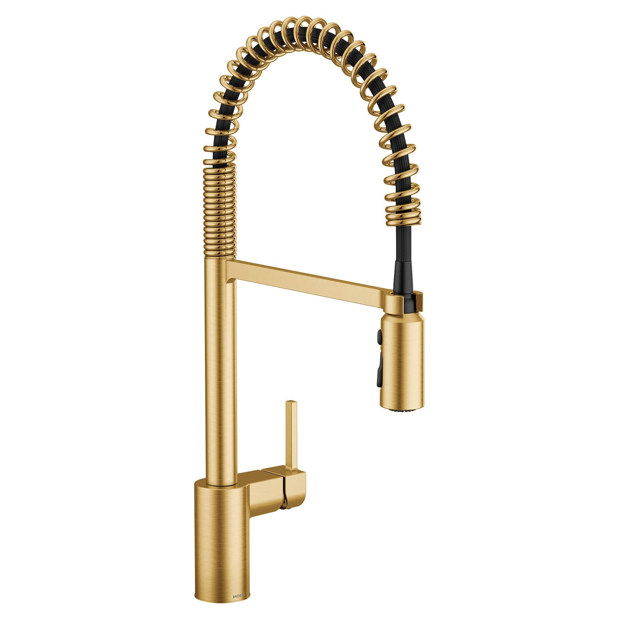 Moen 5923BG Align Brushed Gold One-Handle Pulldown Kitchen Faucet