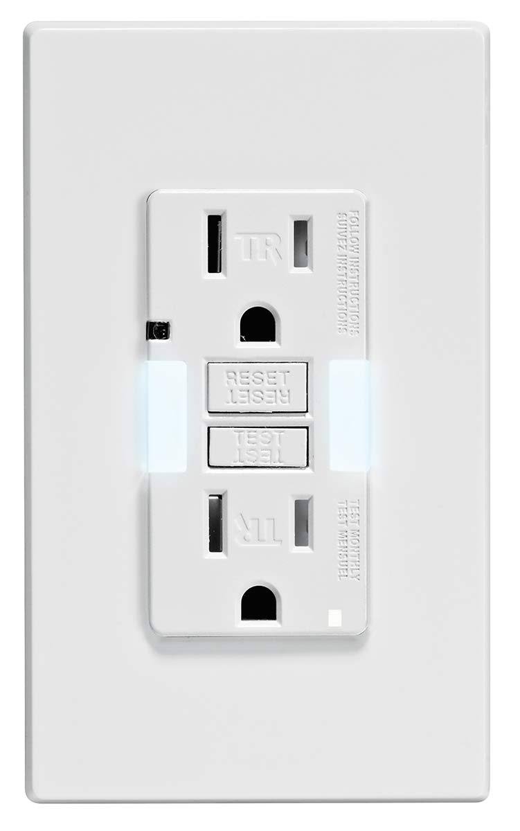 Leviton SmartlockPro GFCI Outlet White, 15