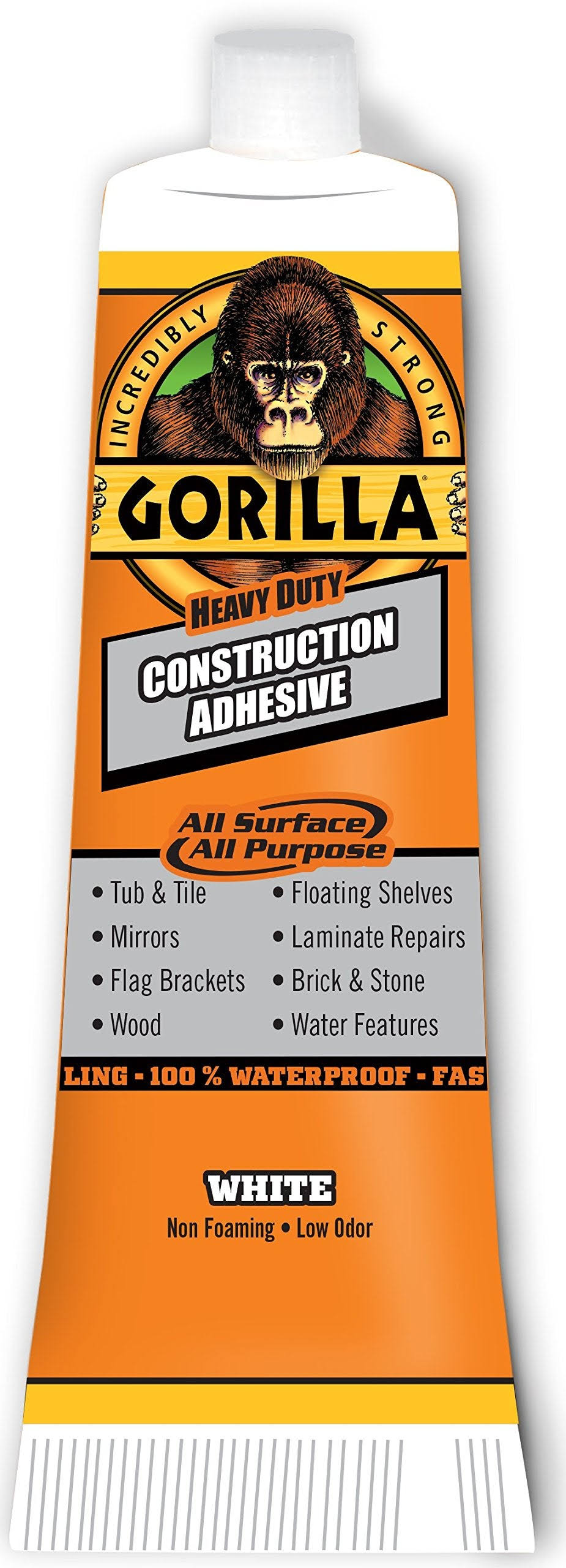 Gorilla Heavy Duty Construction Adhesive 2.5 oz