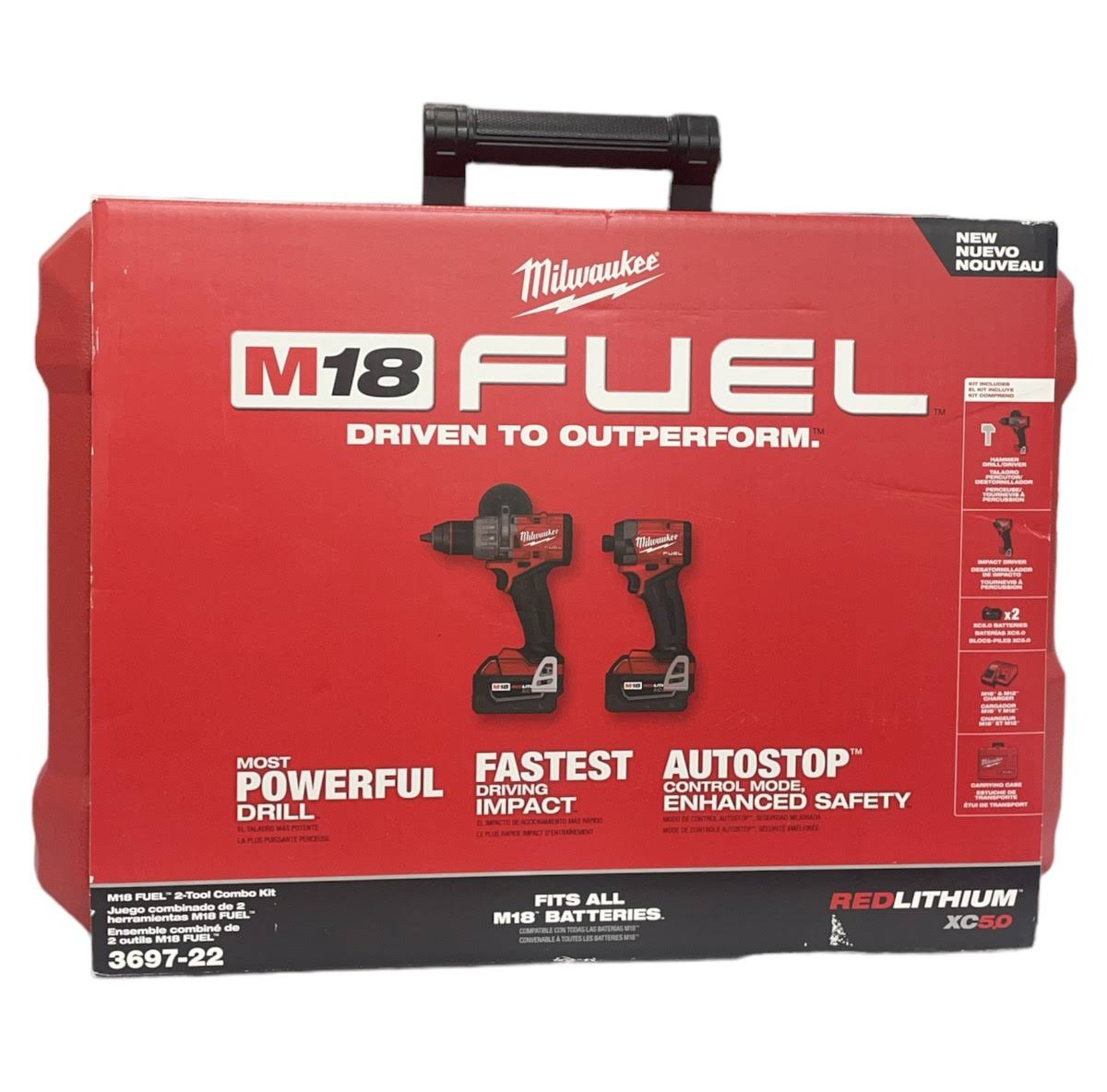 Milwaukee 3697-22 M18 Fuel 2-Tool Combo Kit