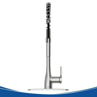 Flow Classic Series Single-Handle Pull-Down Spring Neck Sprayer Kitchen Faucet