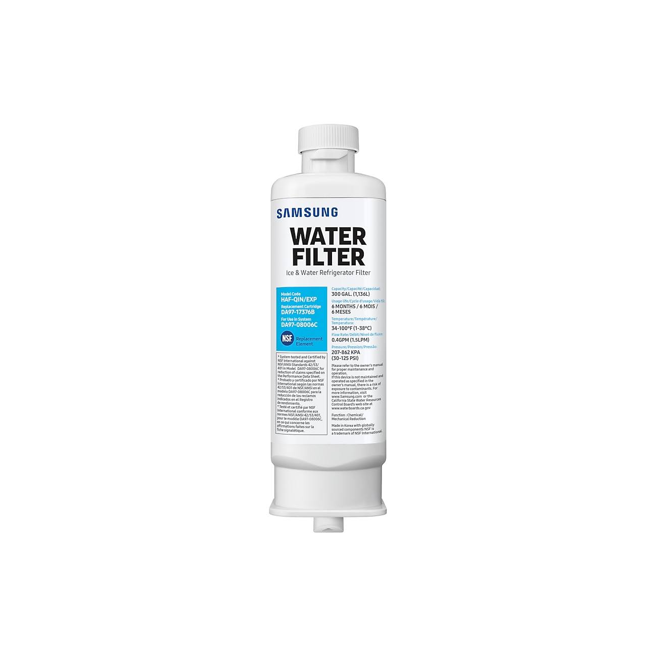 Samsung HAF-QIN/EXP- Refrigerator water filter