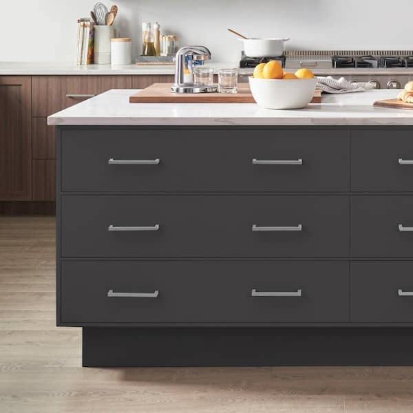 1 qt. PPG1001-7 Black Magic Satin Door, Trim & Cabinet Paint