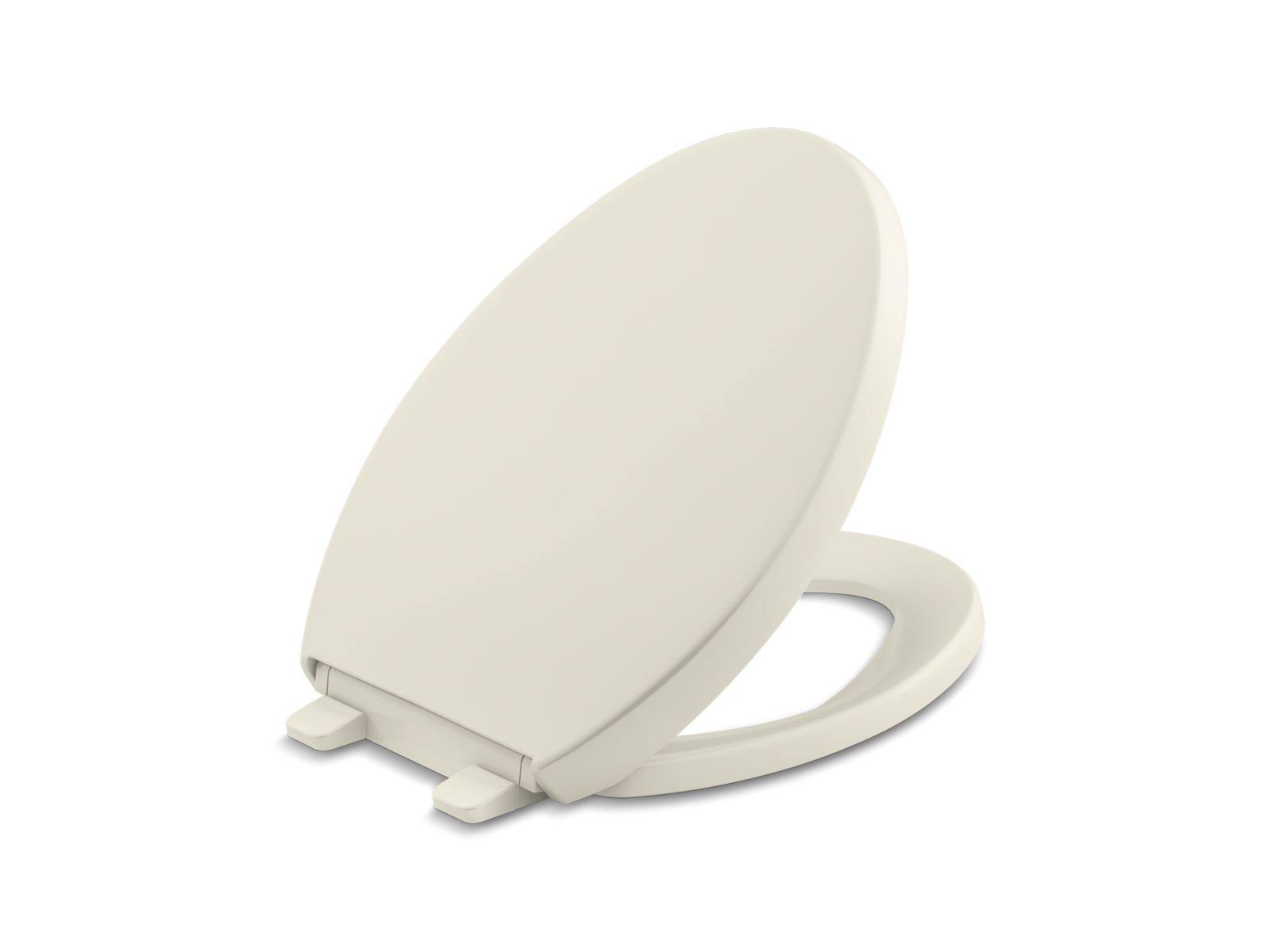 Kohler 25301 Reveal Quiet-Close Elongated Toilet Seat- Biscuit