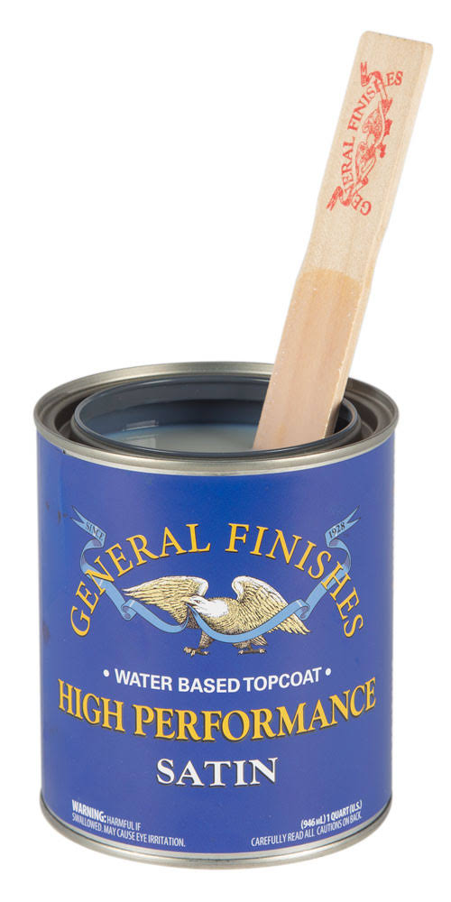 General Finishes High Performance Water Based Topcoat, Gallon / Satin