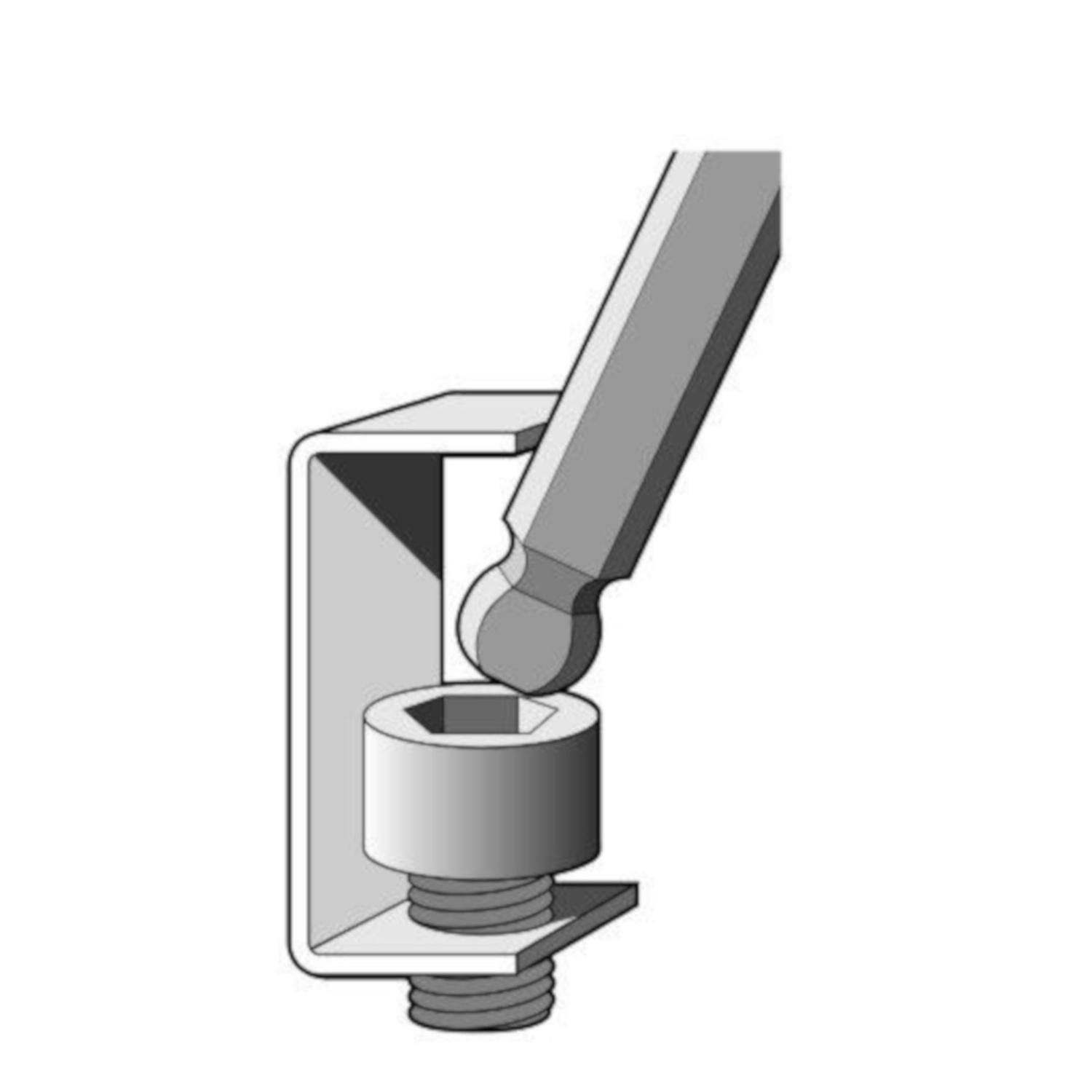 Eklind Metric and SAE Long Arm Ball Hex L-Key Set 22 PC