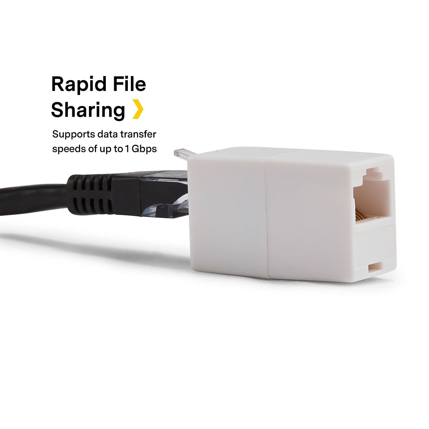 NXT Technologies Nx56843 Ethernet Coupler, White