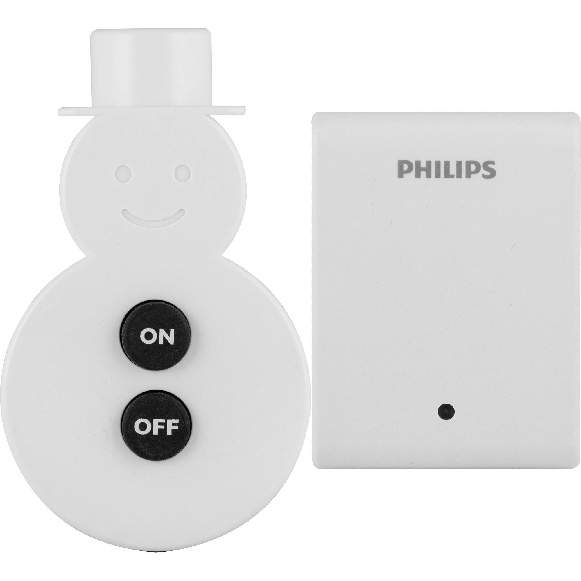 Philips Wireless On/Off Switch Lighting Control with Remote- Snowman