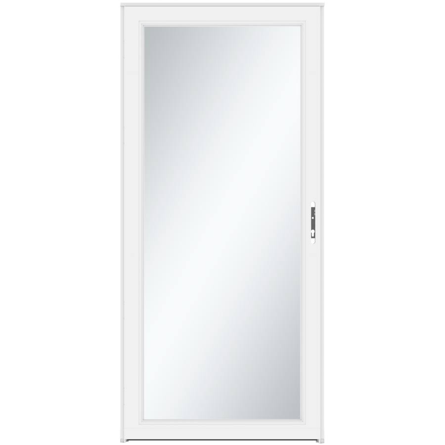 Larson Signature Selection 32-in x 81-in White Full-view Aluminum Storm Door | 14904031