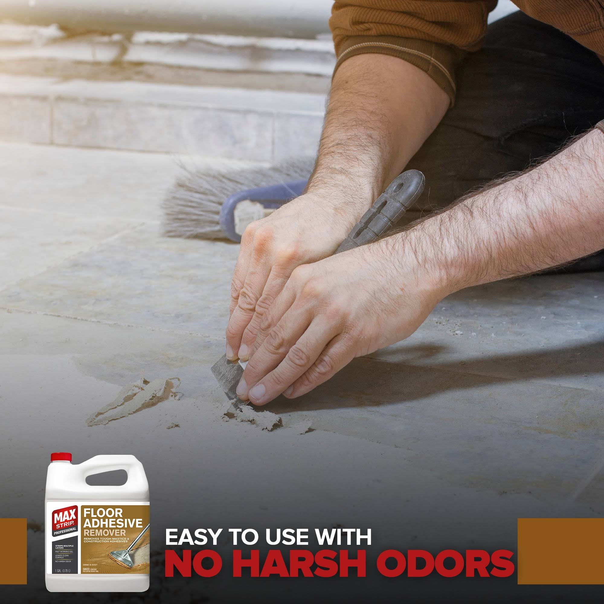 Max Strip Floor Adhesive Remover 1 Gallon, White