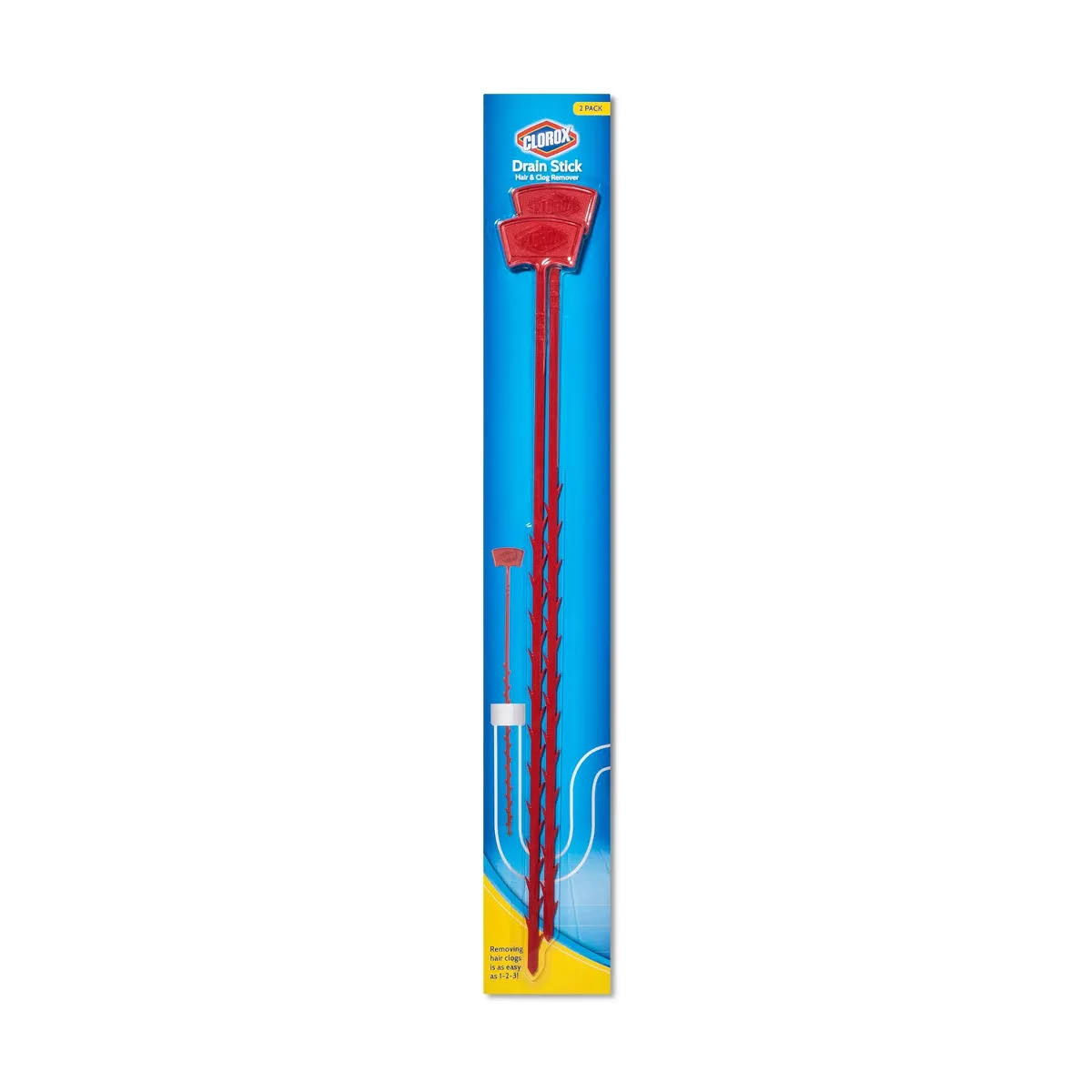 Clorox Drain Stick, 2 Pack- 2 sticks