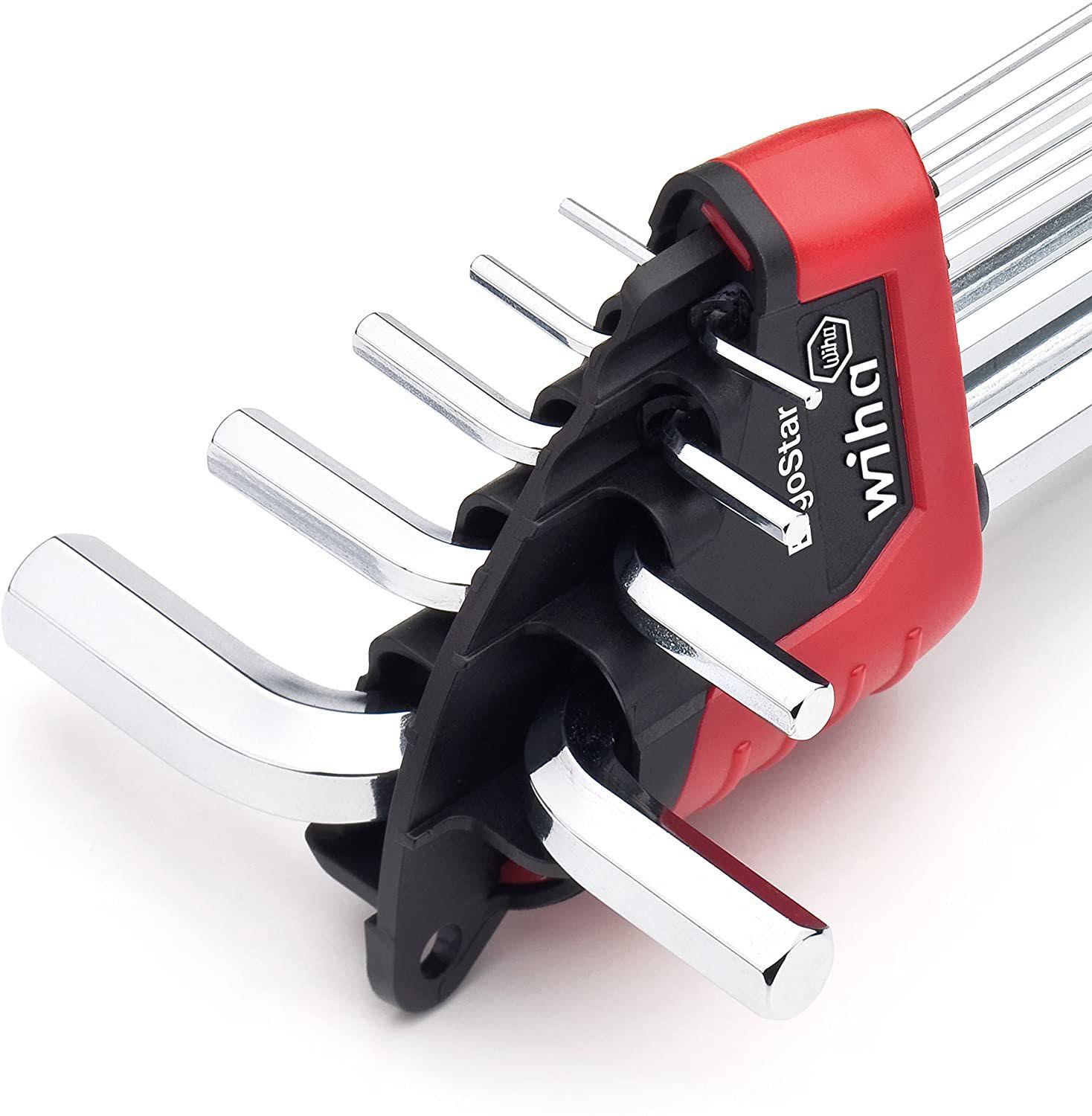 Wiha 66982 ErgoStar Ball End Hex L-Key Inch/Metric 22 Piece Set