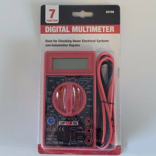 7 Function Digital Multimeter 63759