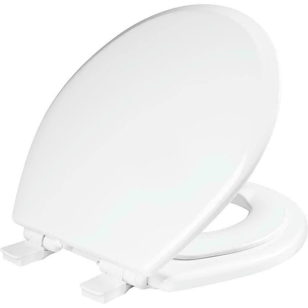 Bemis NextStep2 Children's Potty Training Round Closed Front Toilet Seat in White
