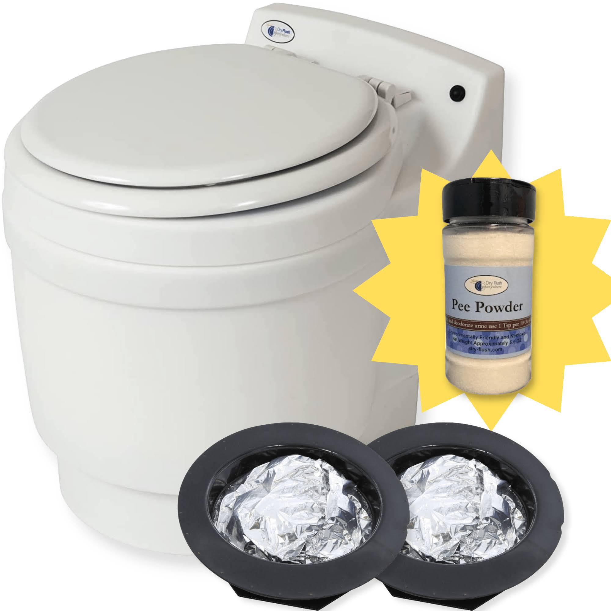 Laveo by Dry Flush Portable Waterless Toilet