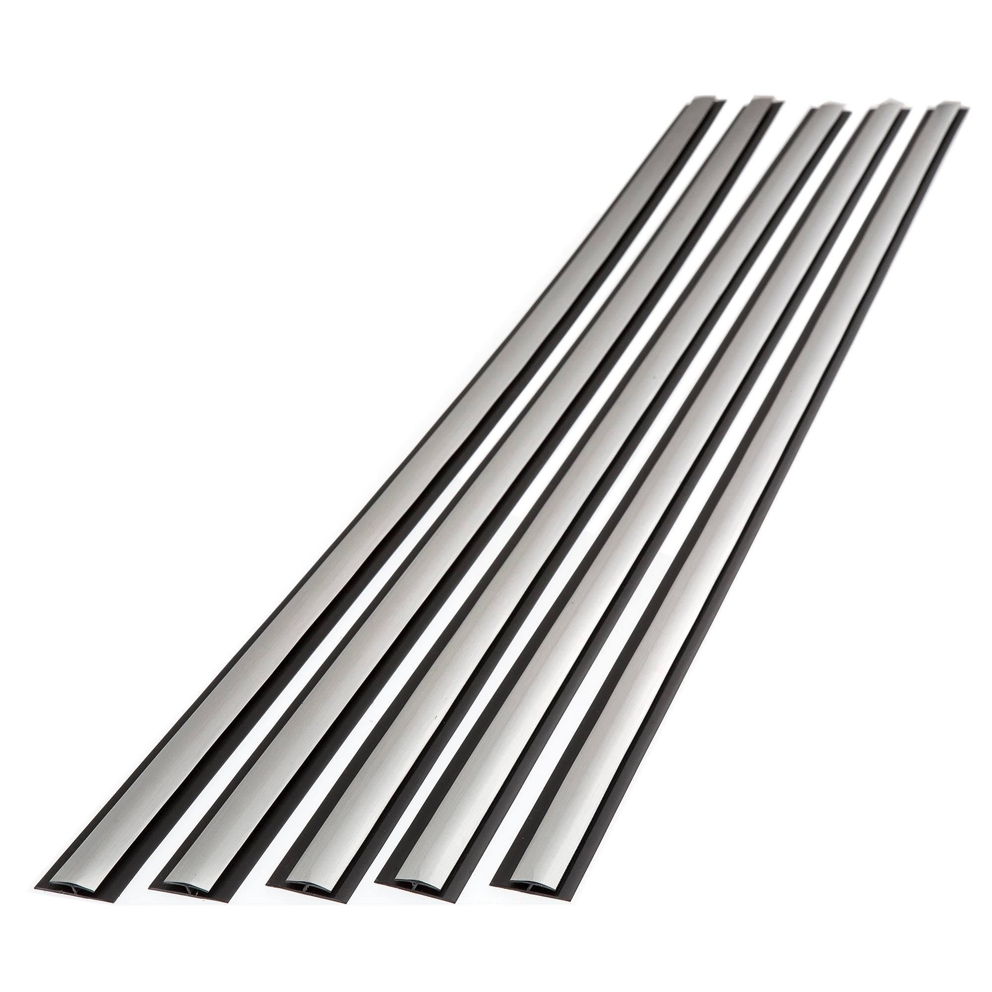 Fasade Divider Trim in Brushed Aluminum (5 Pack)