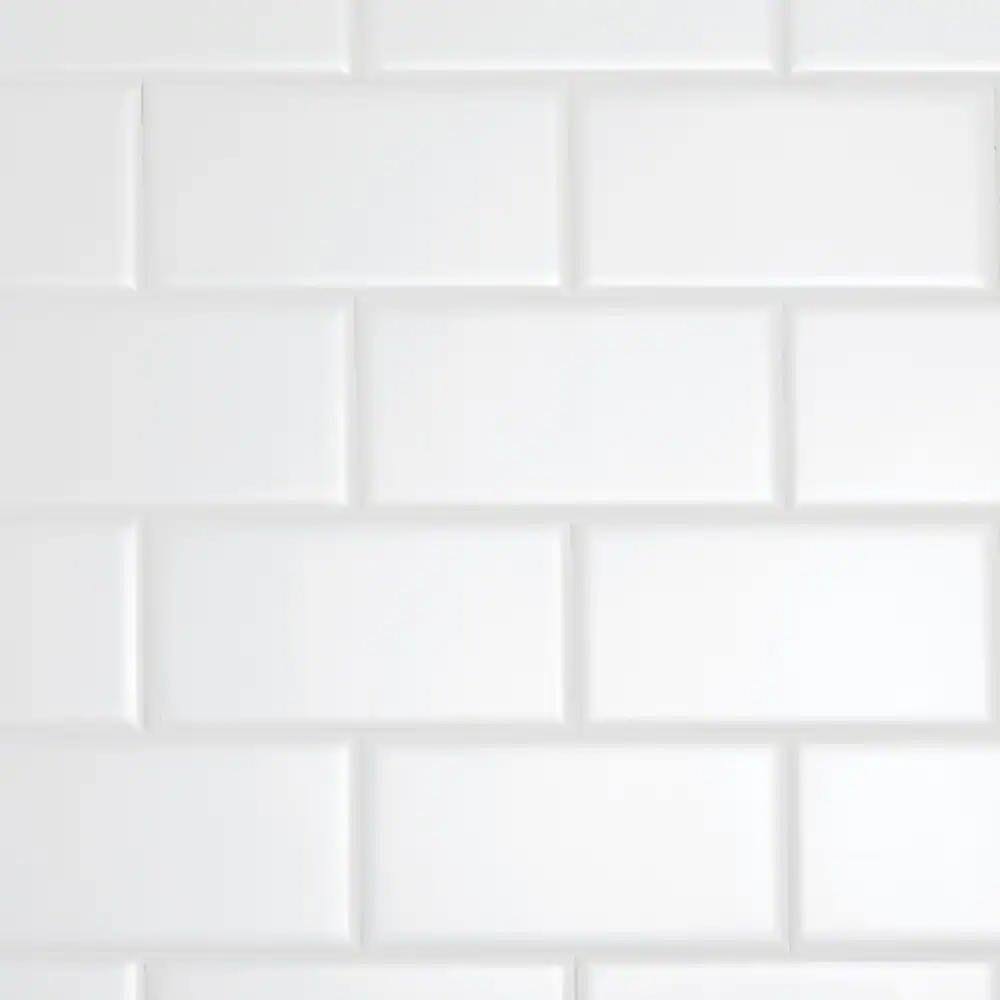 Daltile Restore 3 in. x 6 in. Ceramic Bright White Subway Tile (0.125 Sq. ft./ Each)