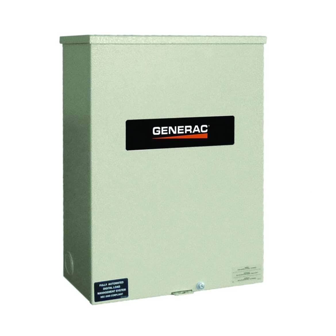 Generac RXSC100A3 1-Phase Non-Service Rated Automatic Transfer Switch 100-Amp 120/240-Volt NEMA 3R