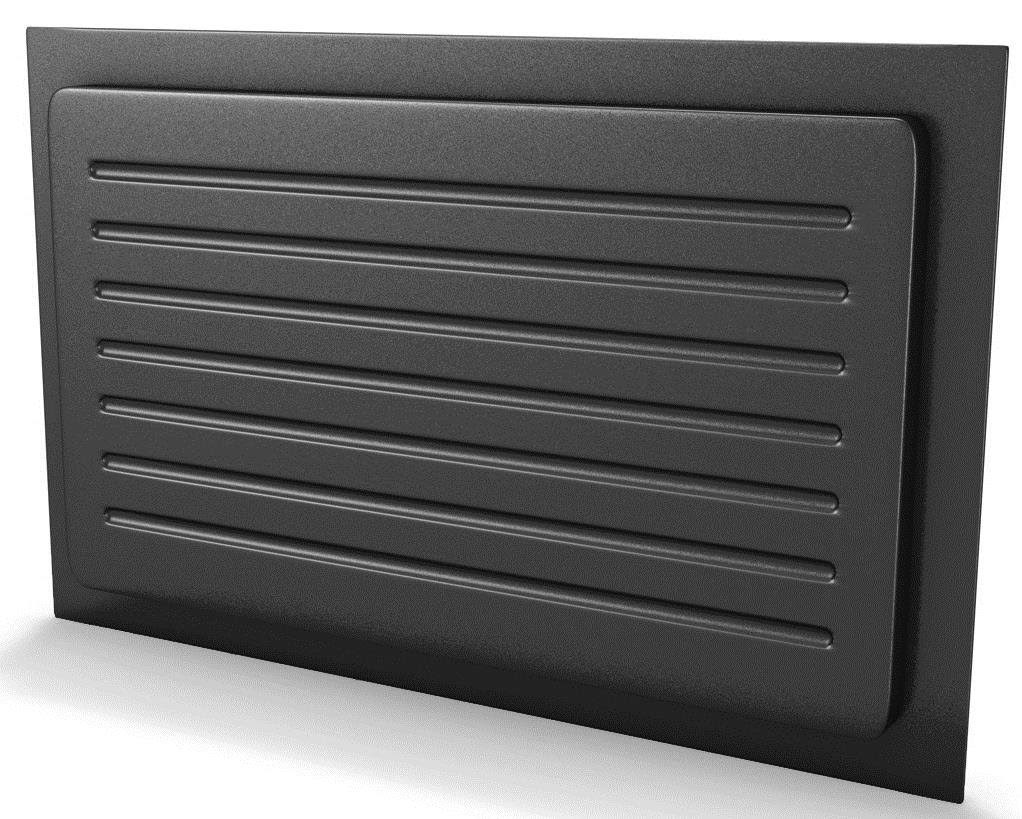 Crawl Space Vent Cover Outward Mounted- Black 13