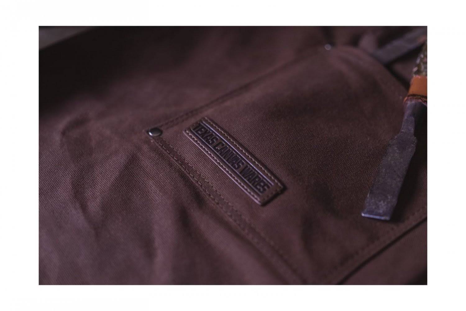 Waxed Canvas Heavy Duty Shop Apron with Pockets Adjustable Up to XXL for Men and Women- Texas Canvas Wares