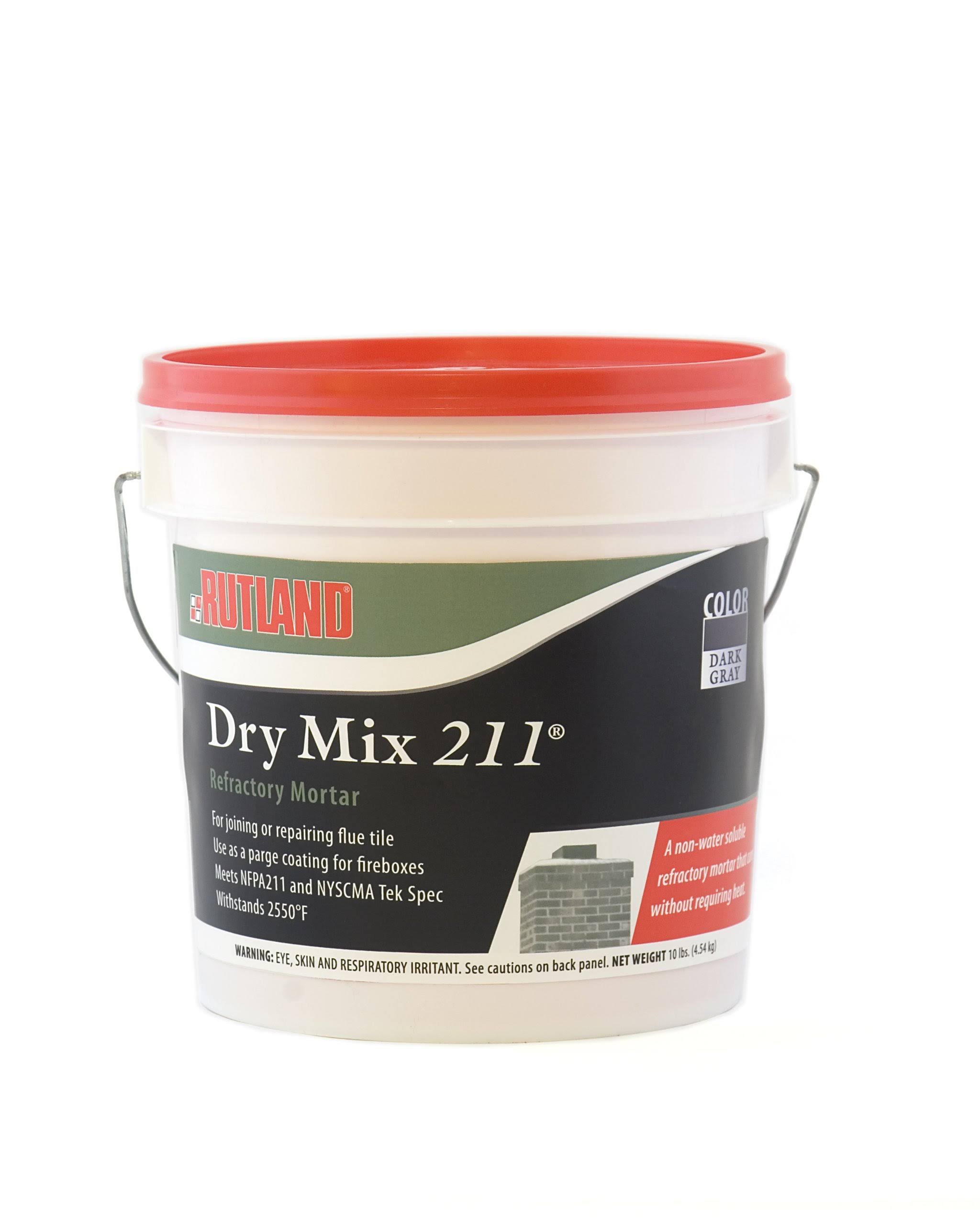 Rutland 211 Dry Mix Refractory Mortar, 10 lbs