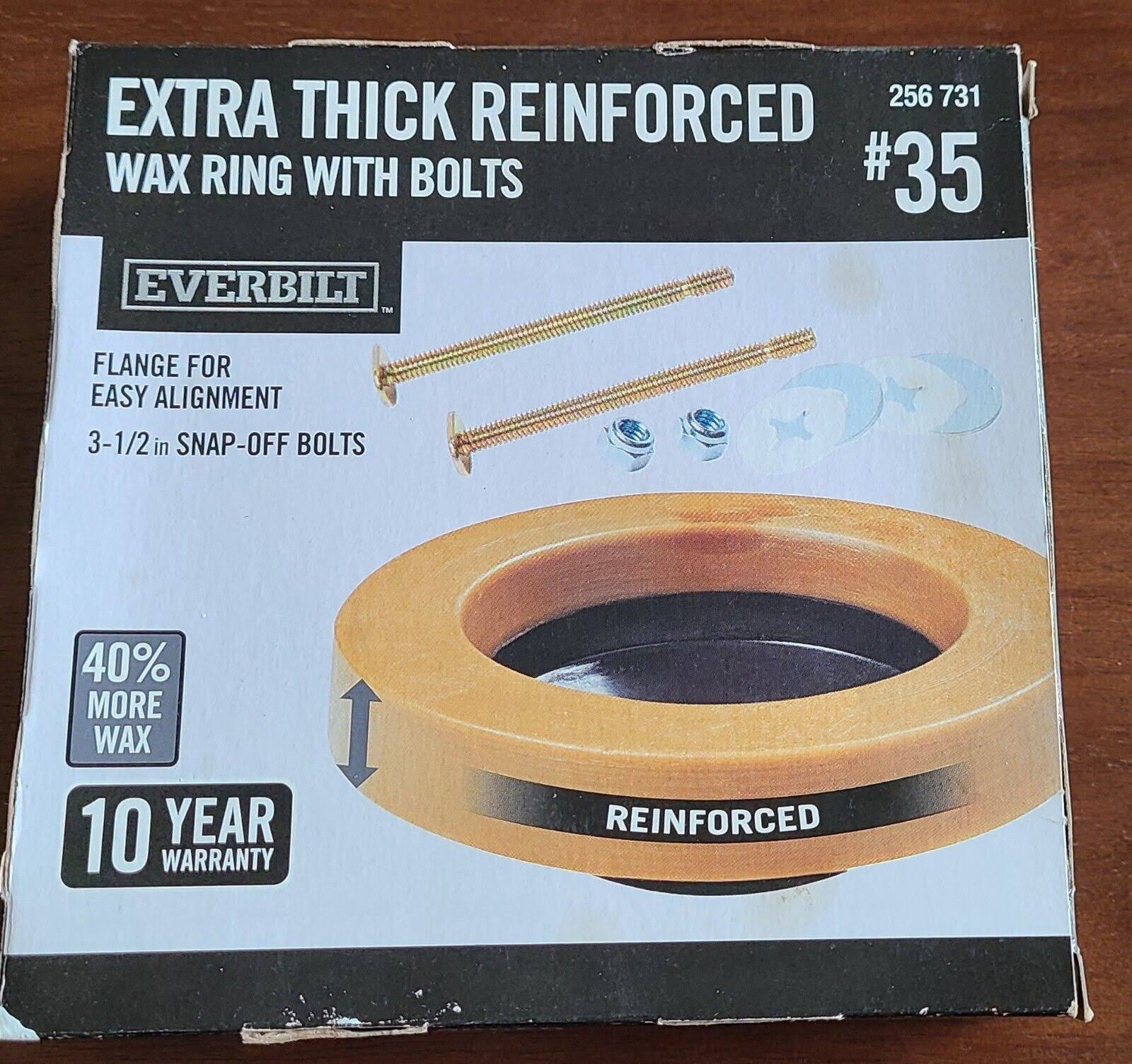 Everbilt 004374 #35B Reinforced Toilet Wax Extender Kit
