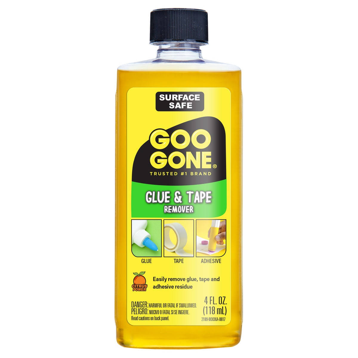 Goo Gone Glue & Tape Remover- 4 fl oz