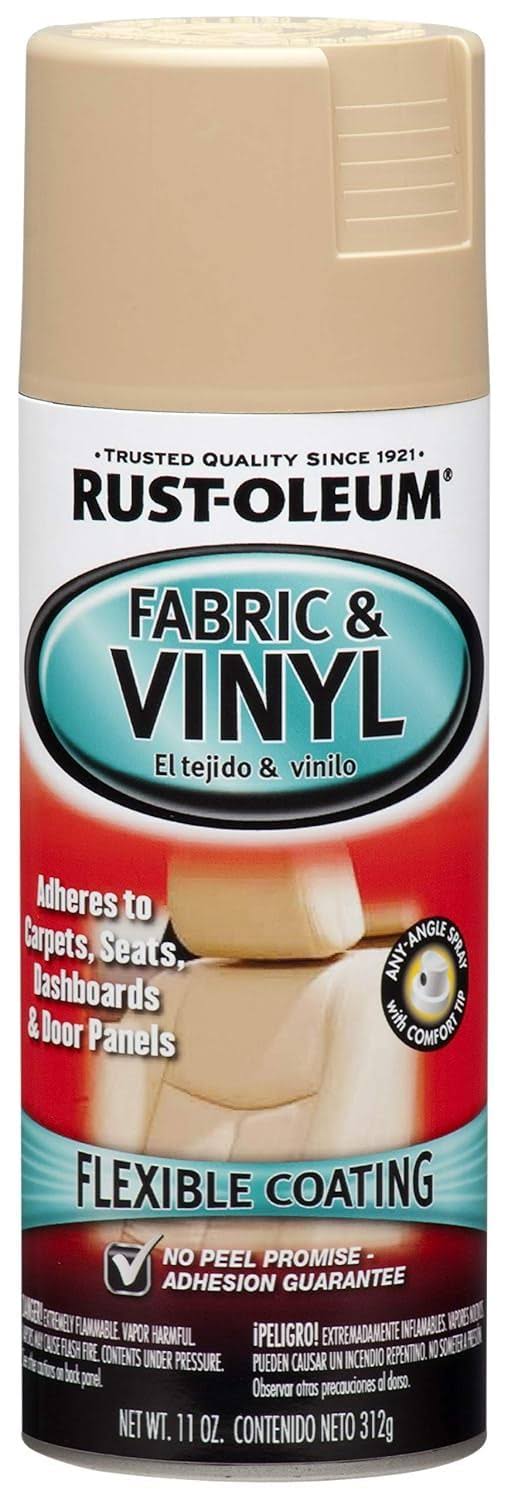 Rust-Oleum 248921 Fabric & Vinyl Paint,sand,11 oz