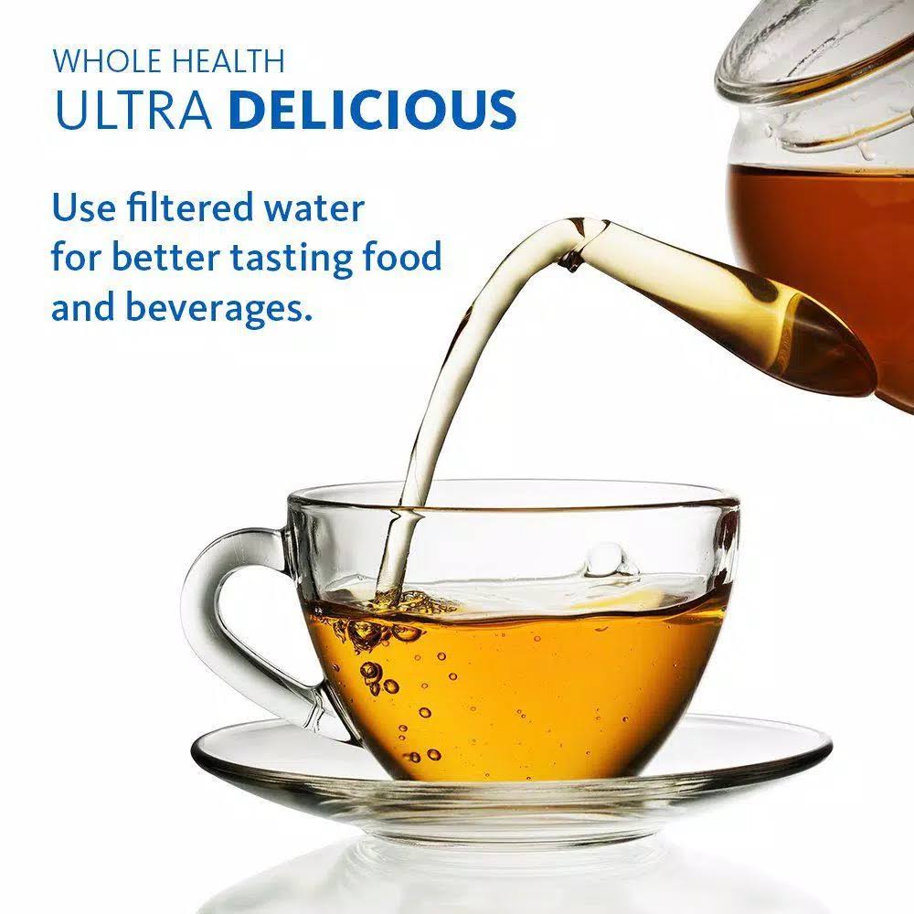 Aquasana 3-Stage Max Flow Under Sink Water Filter System Brushed Nickel Faucet