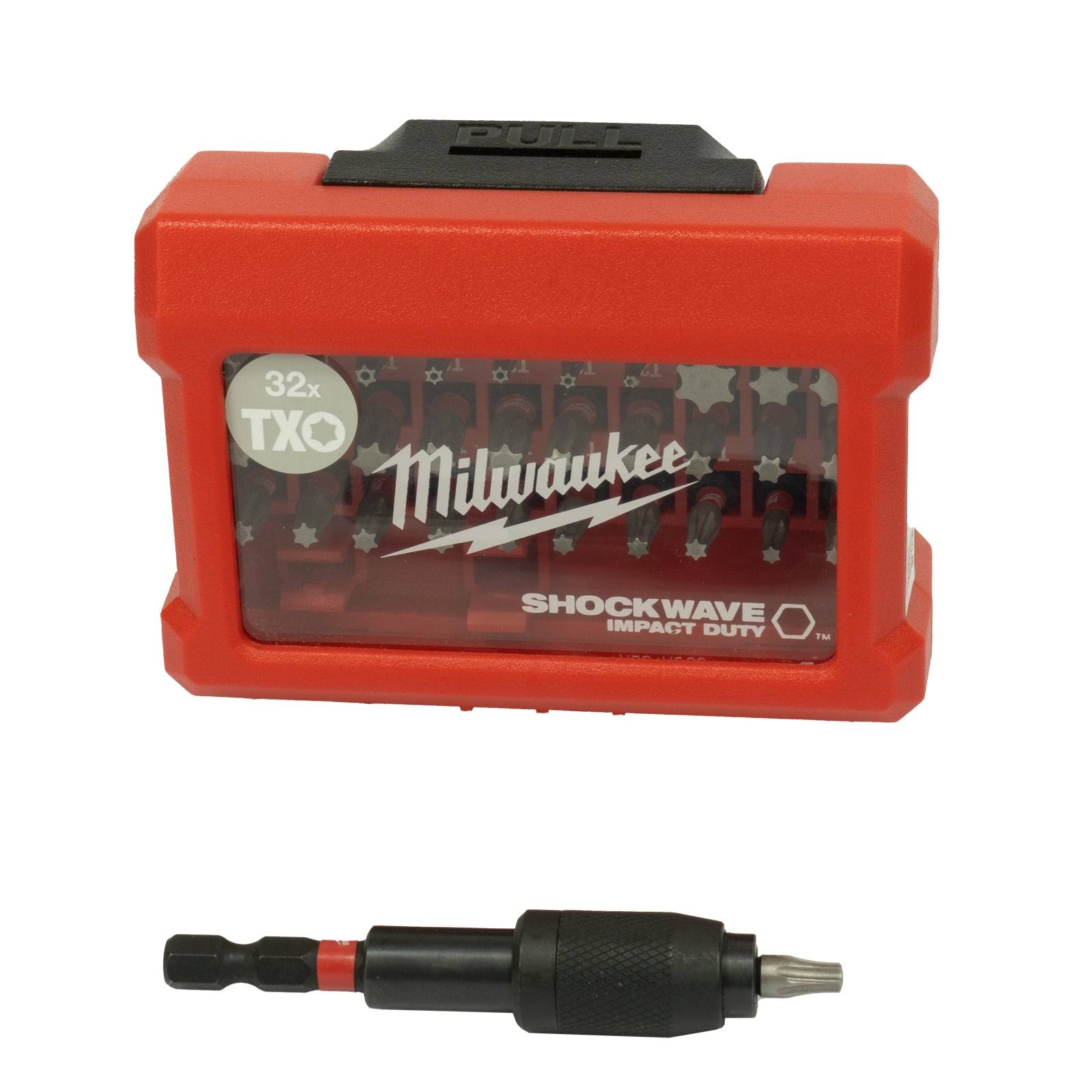 Milwaukee Shockwave Compact Bit 32 Piece Torx Set 4932471586, Set of 32