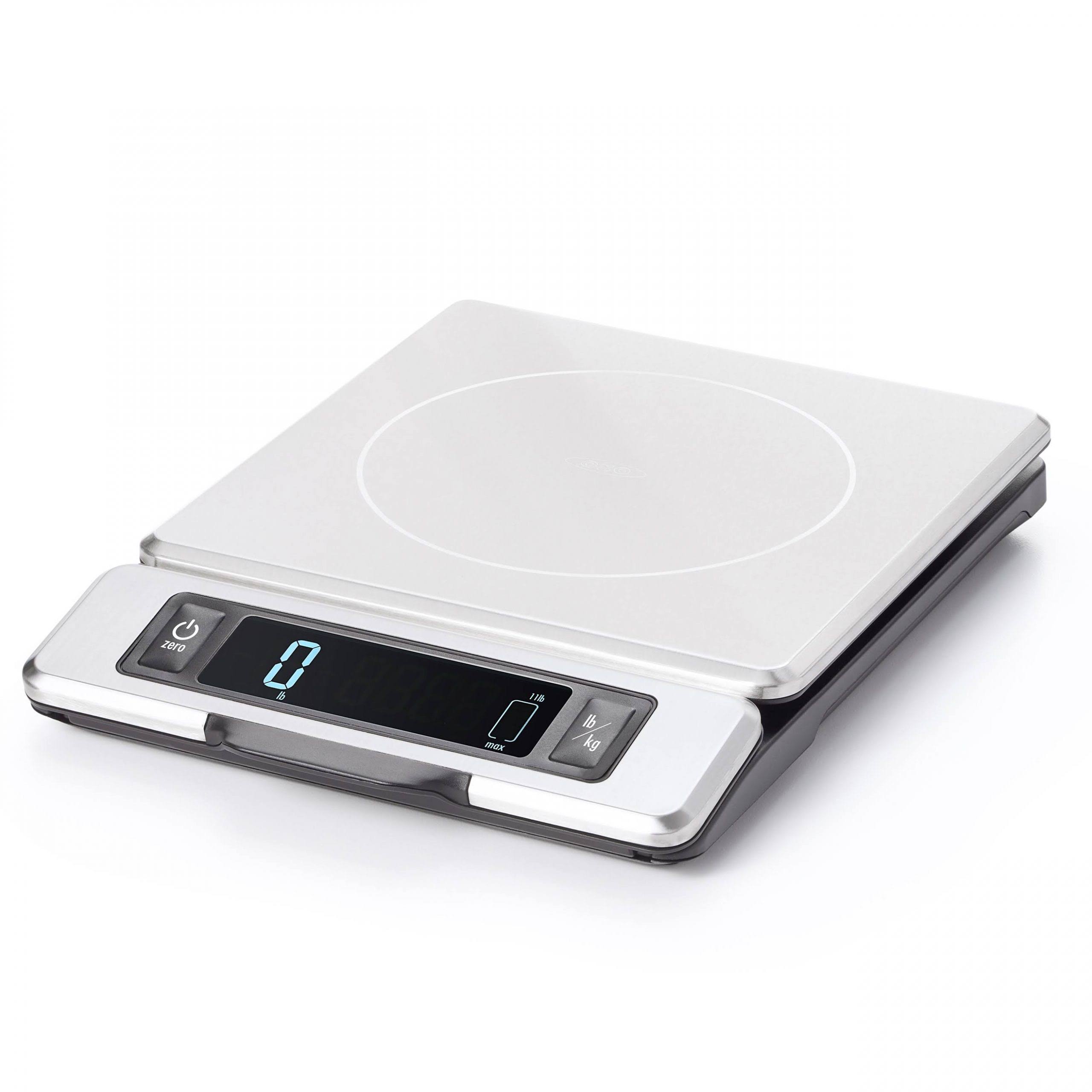 OXO Good Grips 11 lb Stainless Steel Food Scale with Pull Out Display