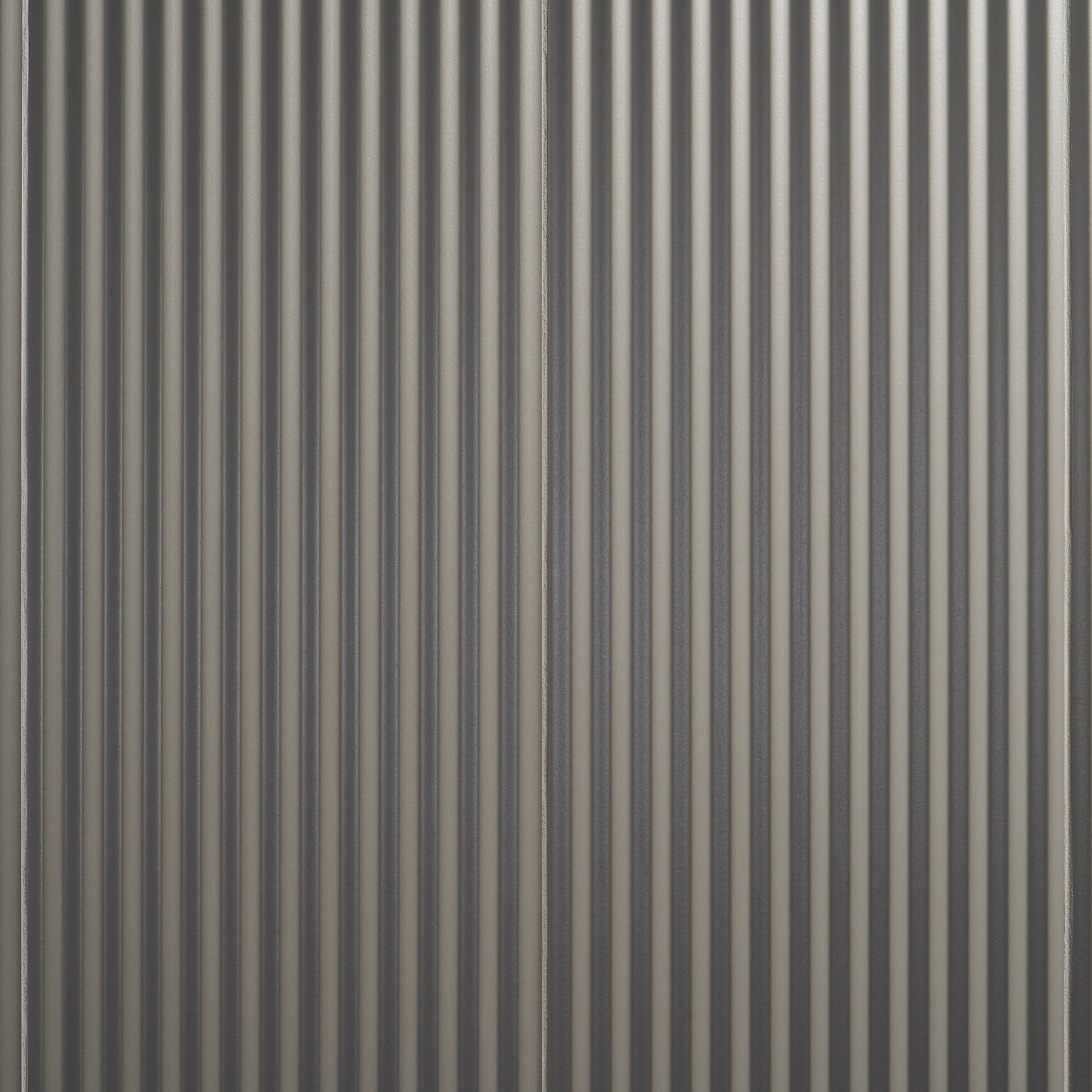 Ivy Hill Tile Linear Smoke Gray 11.41 in. x 35.37 in. Matte Ceramic Wall Tile (14.42 Sq. ft./Case)