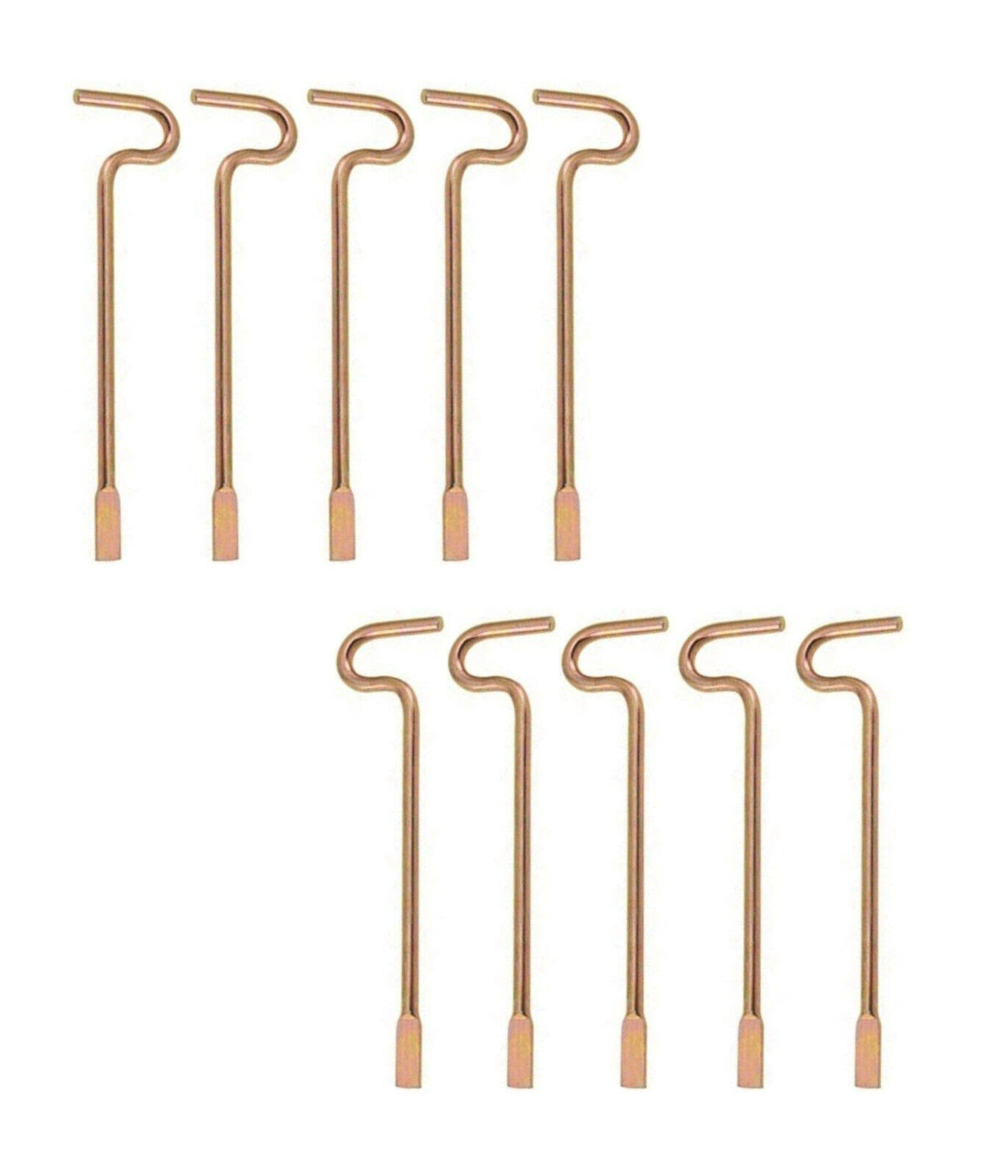 Asfroy Bedroom/Bathroom Door Emergency Keys Compatible with Kwikset Interior Levers and Knobs (5)