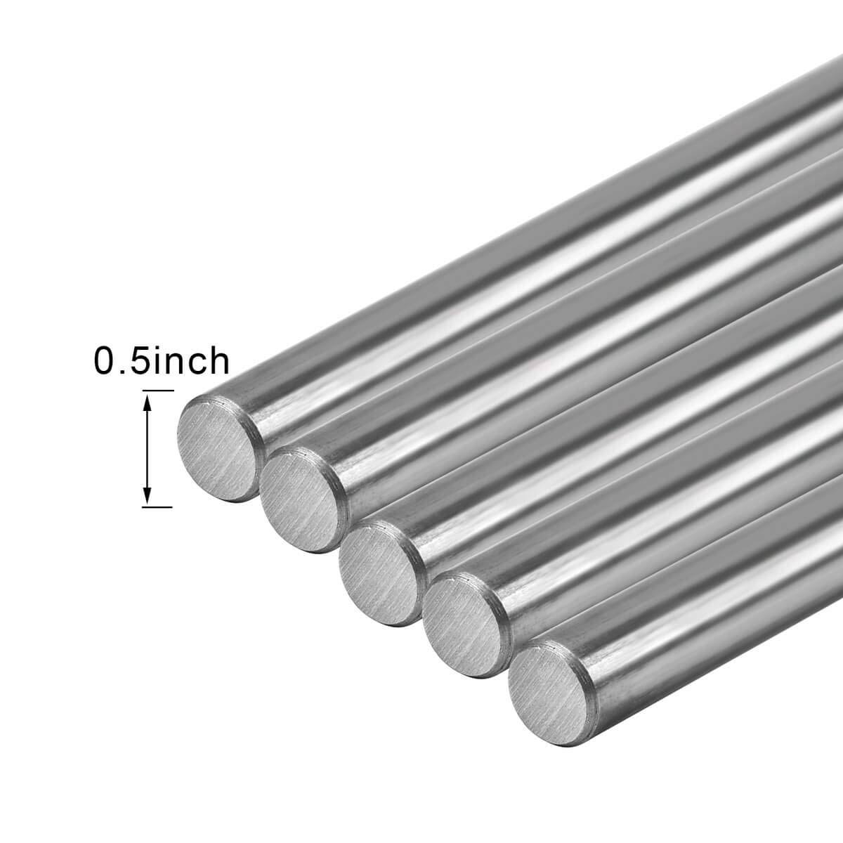 NIDAYE 2 Pack 18 inch Winding Rods for Torsion Springs, 0.5inch Diameter Steel Winding Bars for Adjusting or Replacing Garage Door Tension Springs