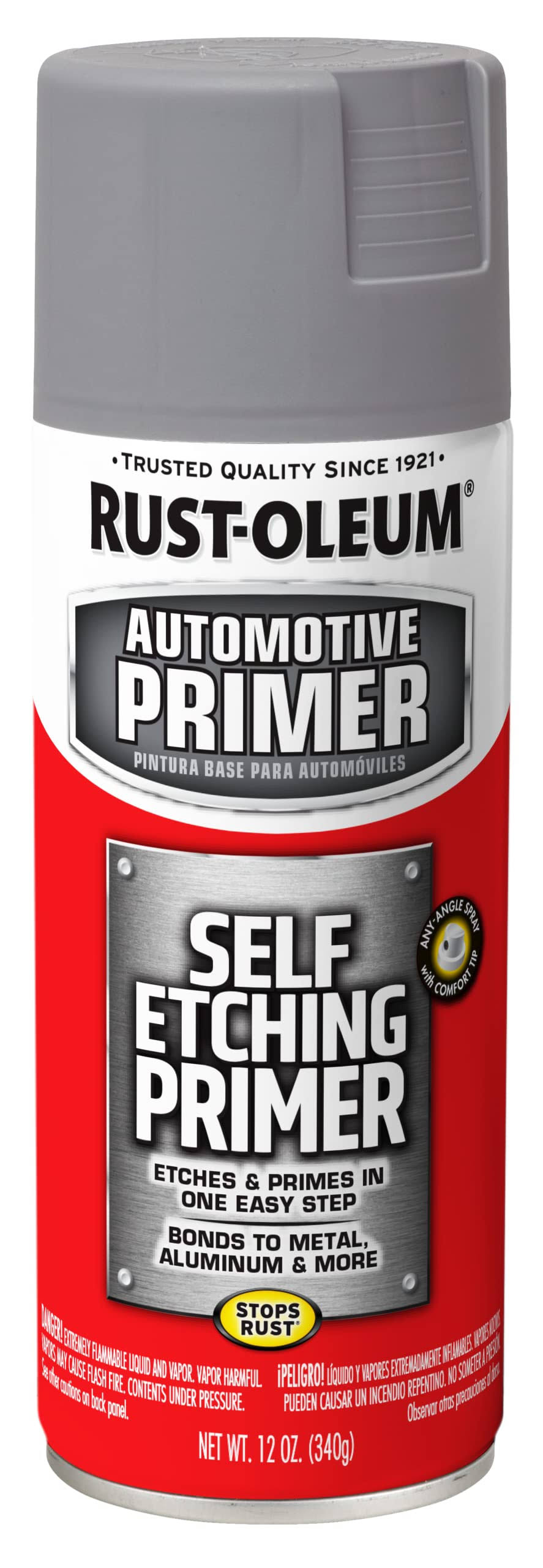 Rust Oleum 249322 Automotive 12 oz Self Etching Primer Spray Paint Dark Green