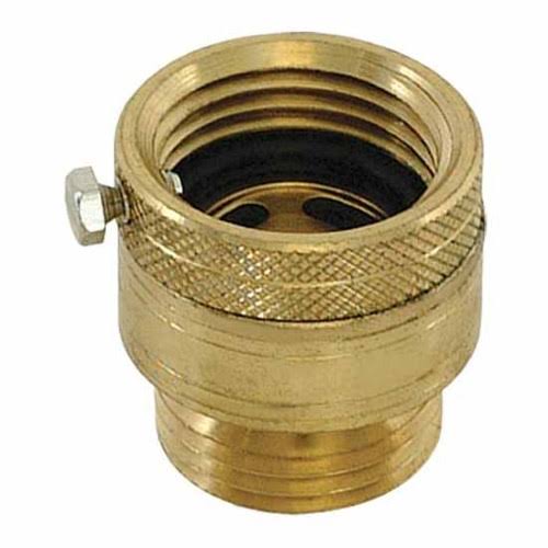 Ez-flo 20199 Hose Bibb Anti-Siphon Vacuum Breaker, Brass, Gold