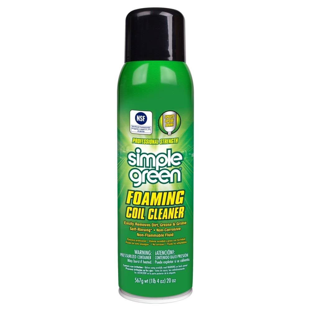Simple Green 0110001213418 Foaming Coil Cleaner 20 oz. Aerosol