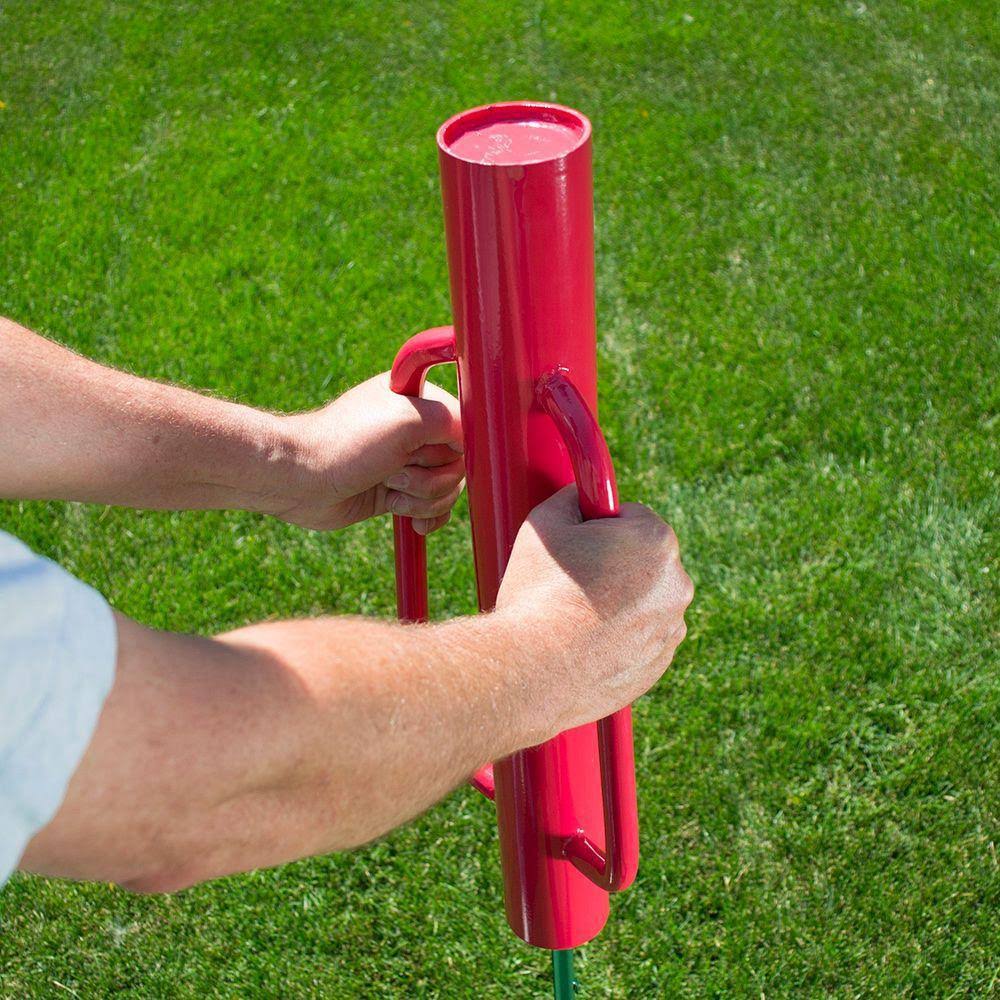 Everbilt 3 in. x 9 in. x 24 in. Metal Fence Post Driver