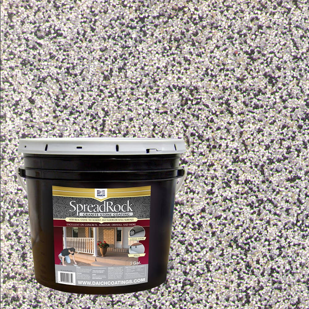 SpreadRock Granite Stone Coating 3-Gal Flint Grey Interior/Exterior