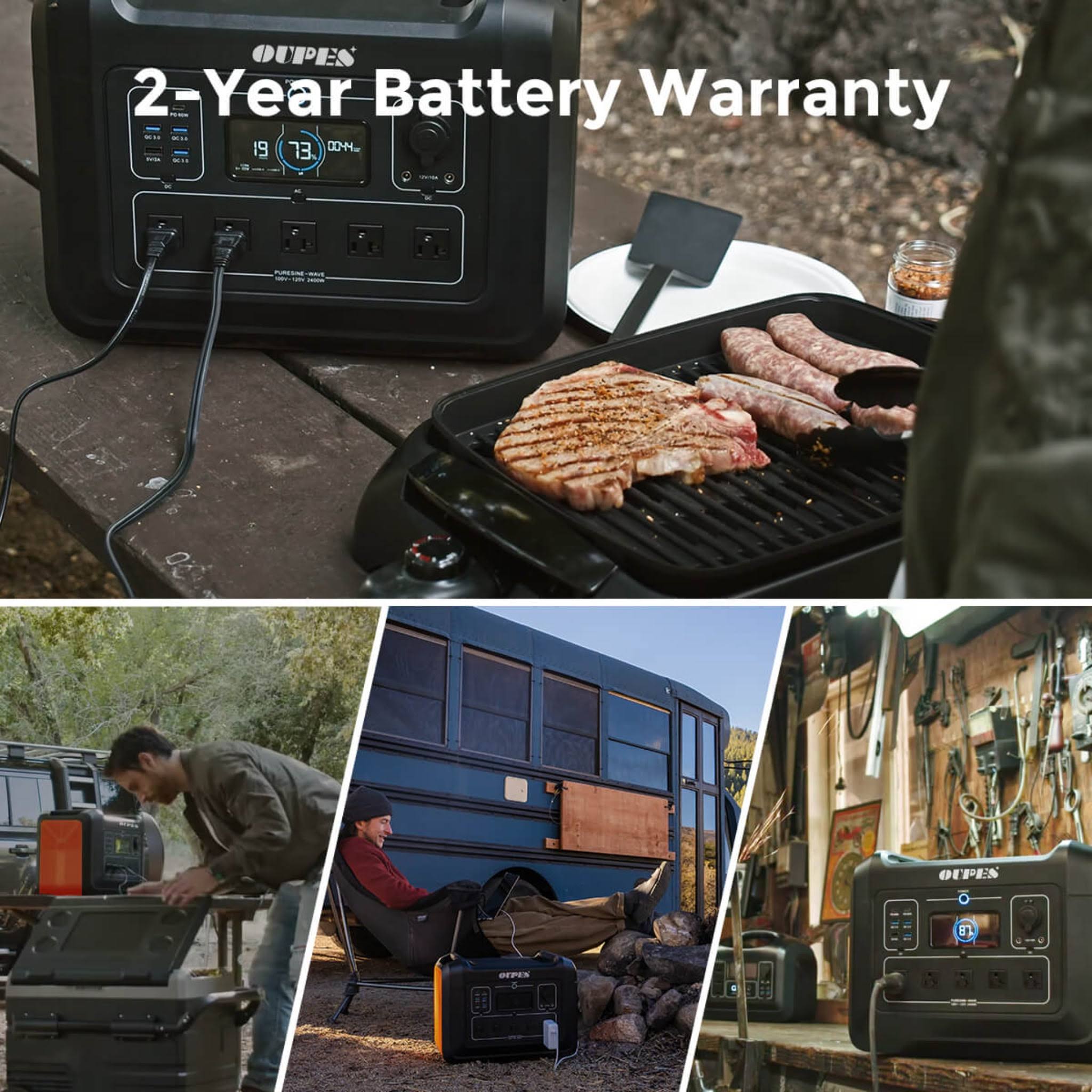 OUPES 2400 Portable Power Station| 2400W 2232Wh