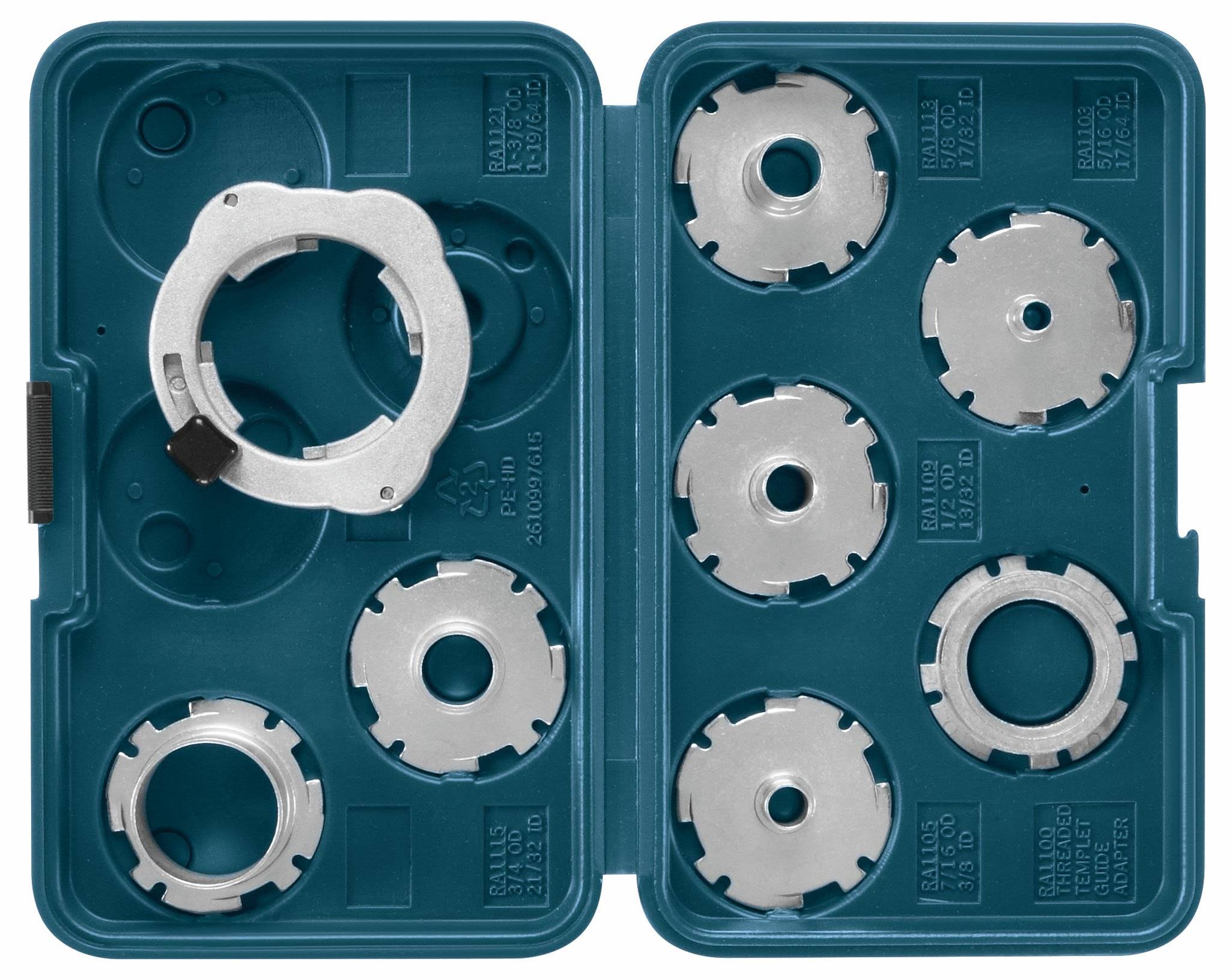 Bosch RA1128 8-Piece Router Template Guide Set
