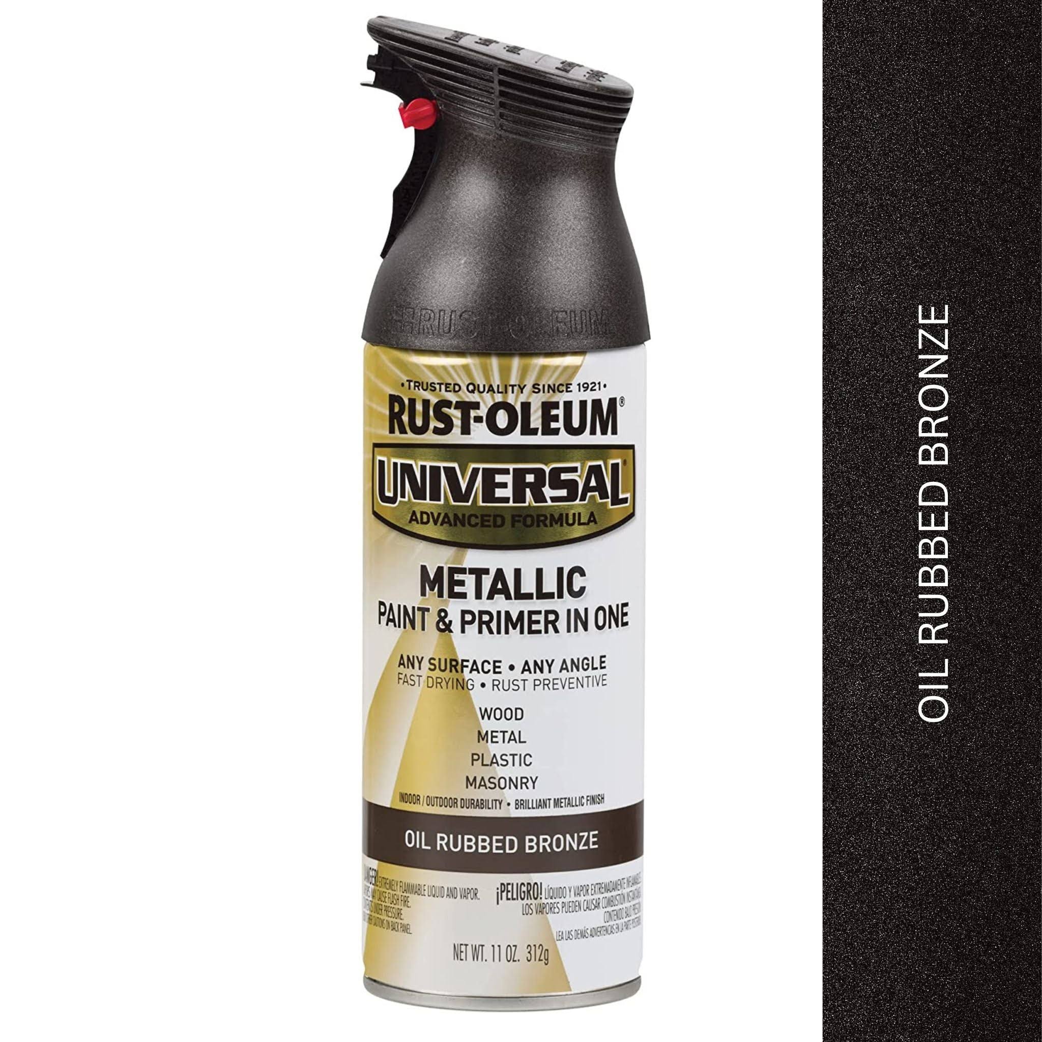 Rust-Oleum 11oz Universal Metallic Oil Rubbed Spray Paint Bronze