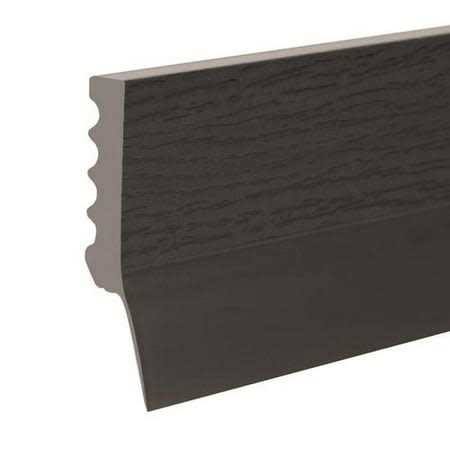 Randall Manufacturing V-37, 7-Feet Dual Vinyl Garage Door Seal for Top and Sides (Brown)